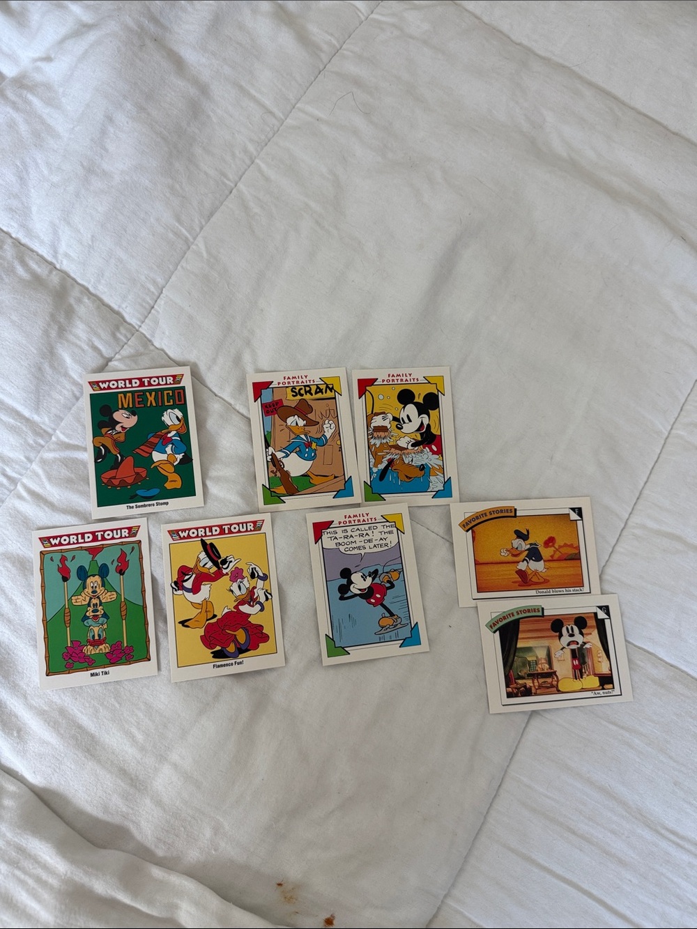 1991 Disney World Tour,Portraits & Favorites Trading Cards